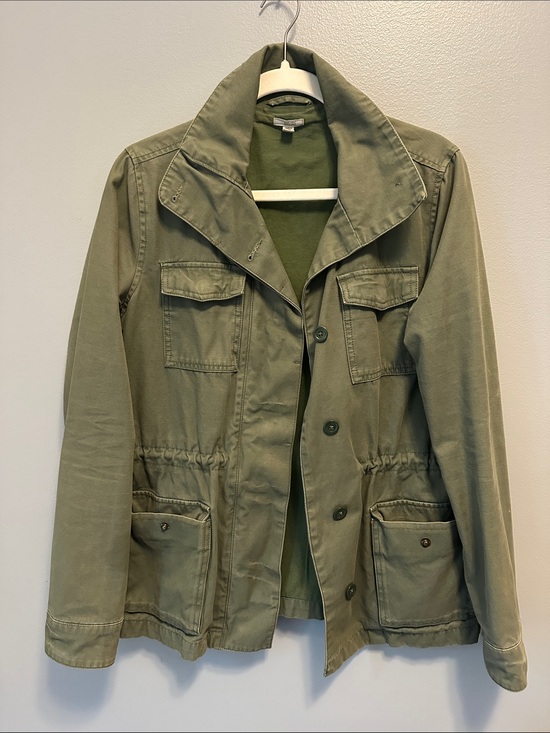 Ecote Jackets & Blazers - Urban Outfitters Green Utility Jacket with Front Pockets